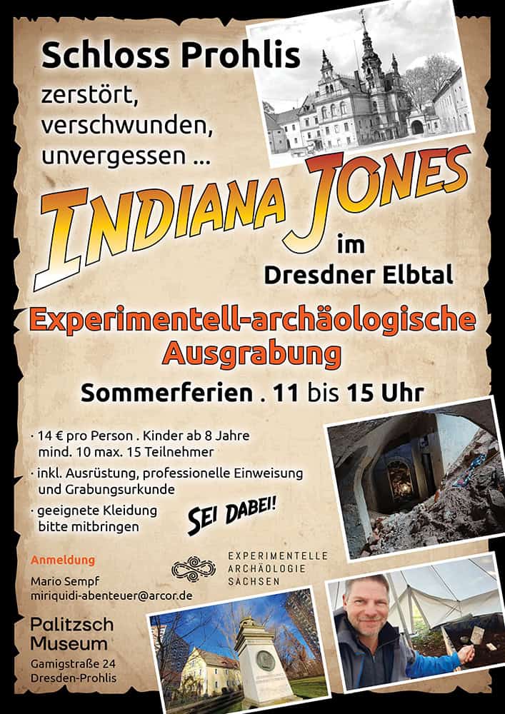 Stadtschloss Prohlis, Ausgrabung, Mario Sempf
