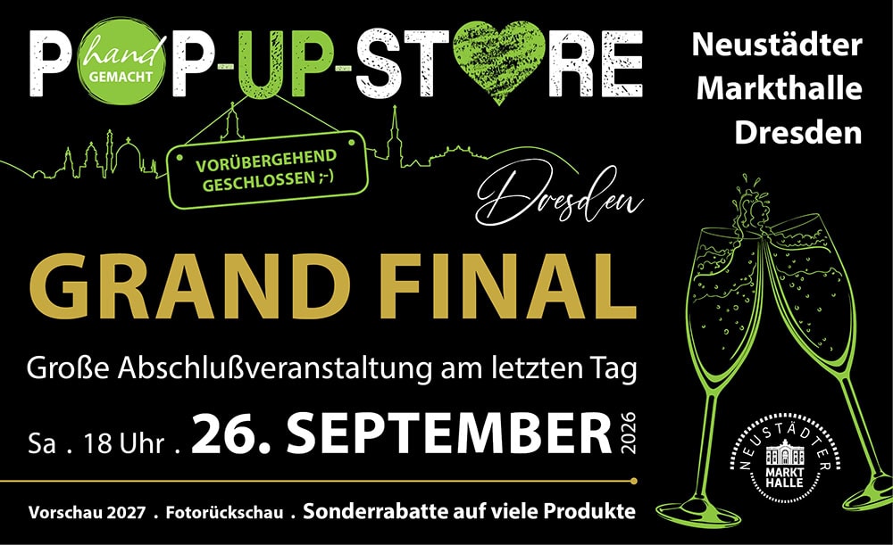 Grand Final Pop-up-Store, Neustädter Markthalle
